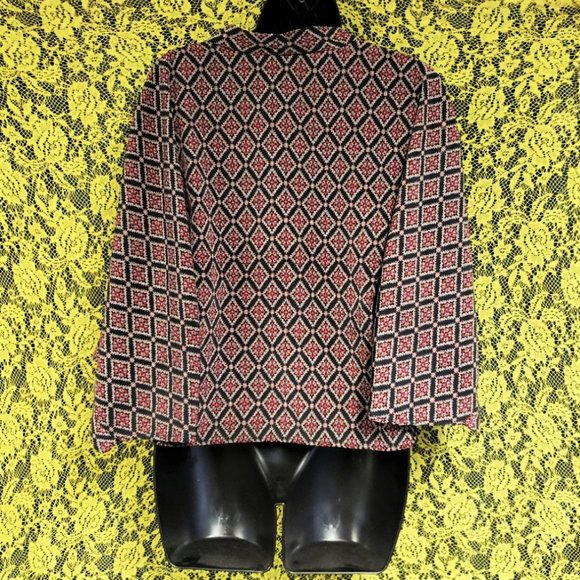 Boho Printed Batwing Kimono Cover Up - Picture 2 of 5